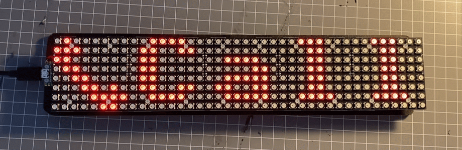 Glowbit Status display