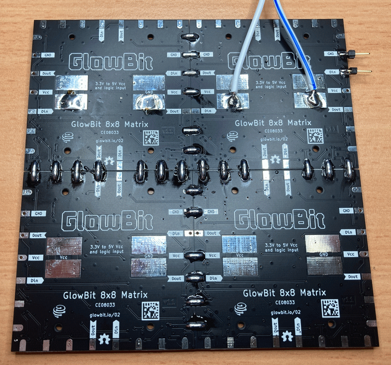 Tiled Glowbit Matrix