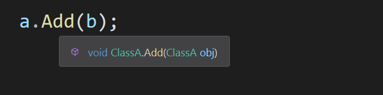 Intellisense with no comments