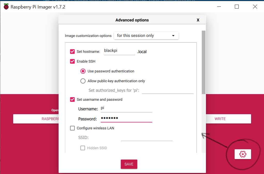 Configure Headless options