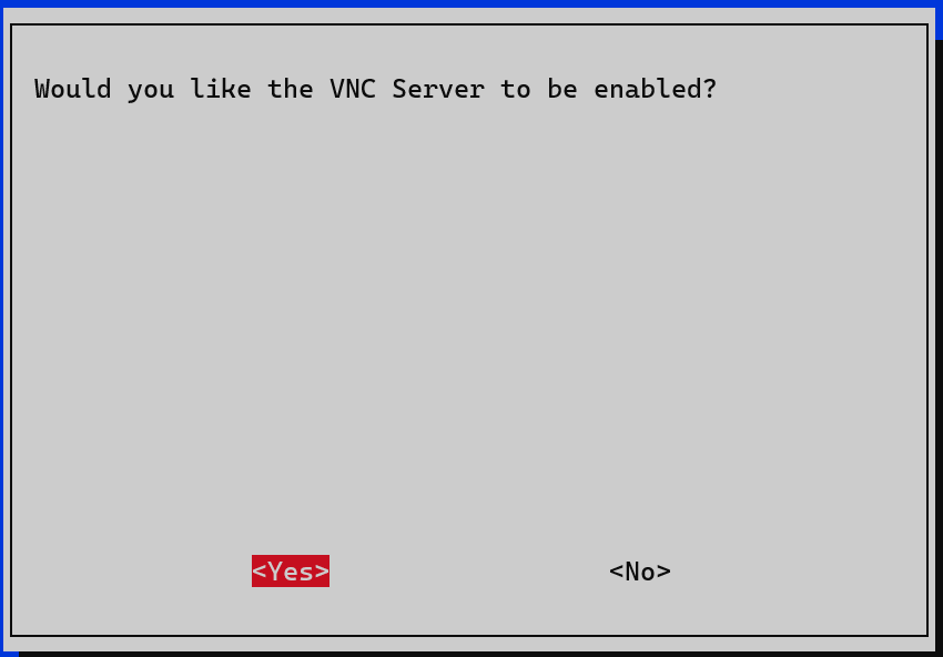 Enable VNC