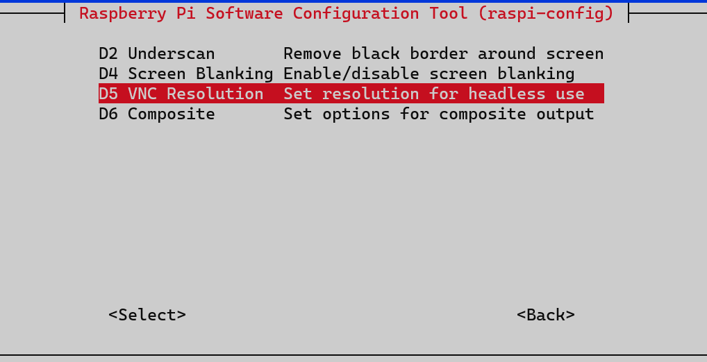 VNC Resolution Settings