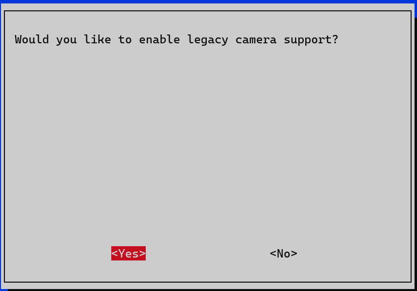Enable the camera support