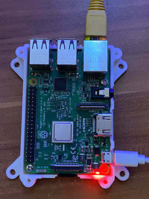 Headless Raspberry Pi Plugged In